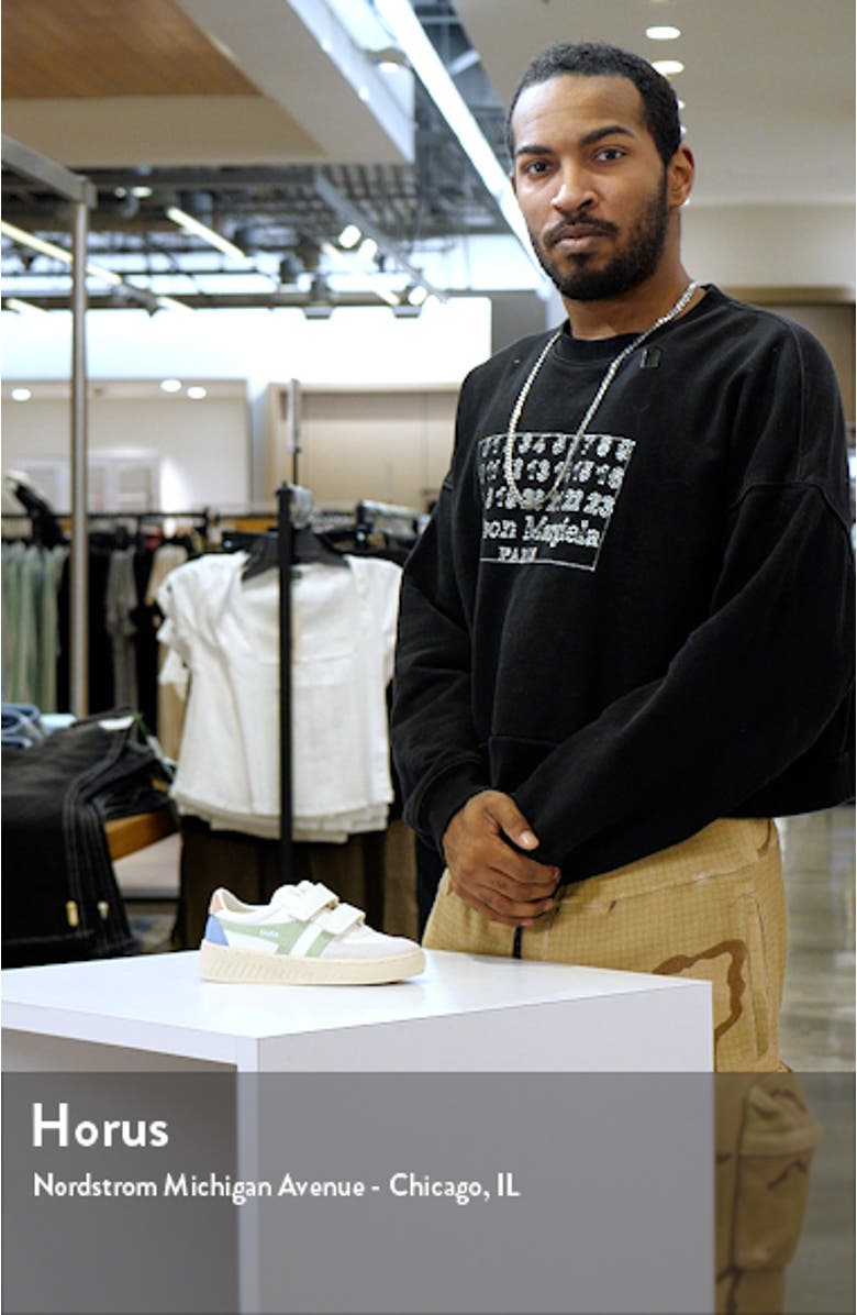 Kids' Grandslam Trident Strap Sneaker, sales video thumbnail