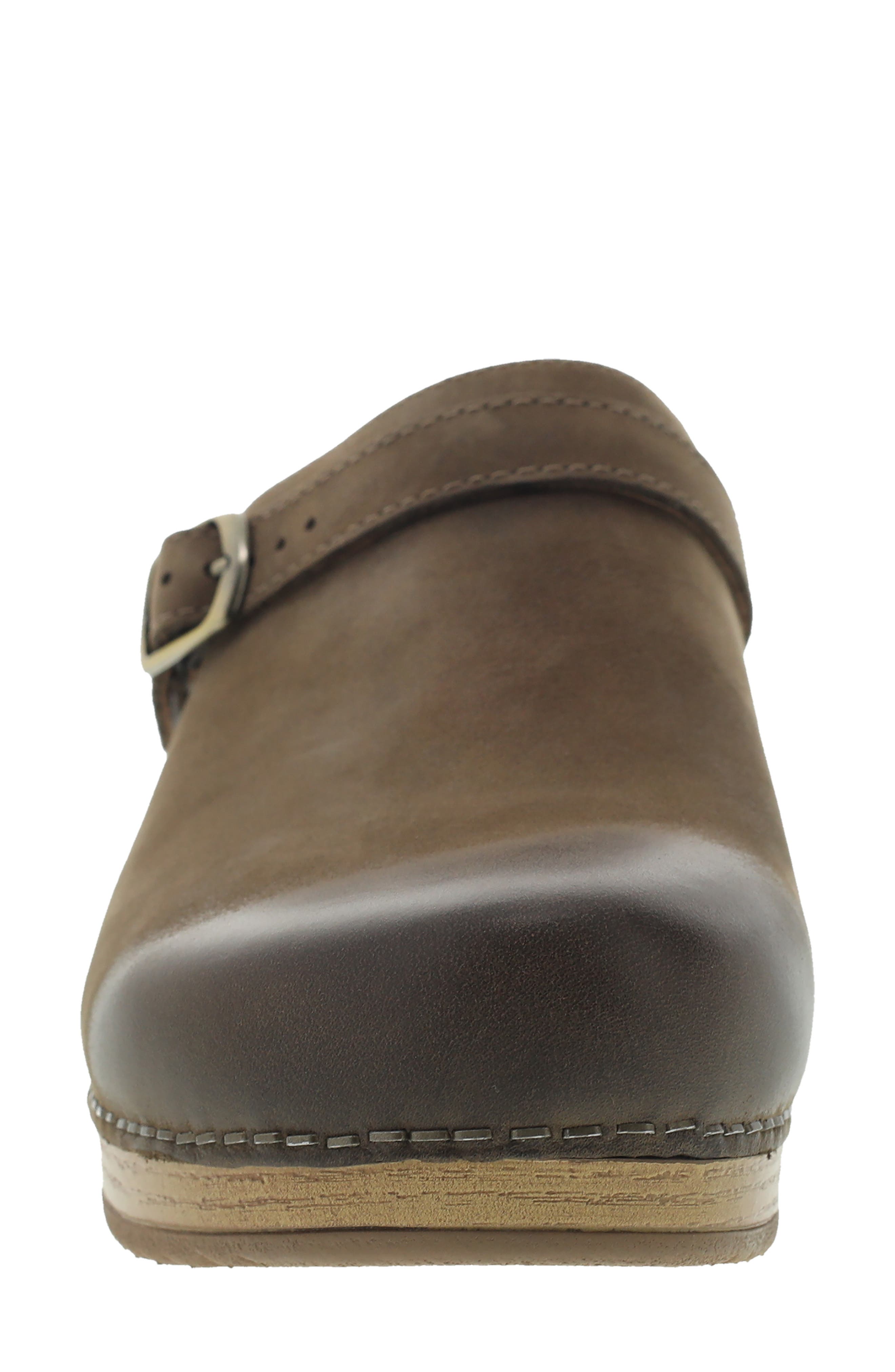 Berry Clog, Alternate, color, MUSHROOM NUBUCK LEATHER