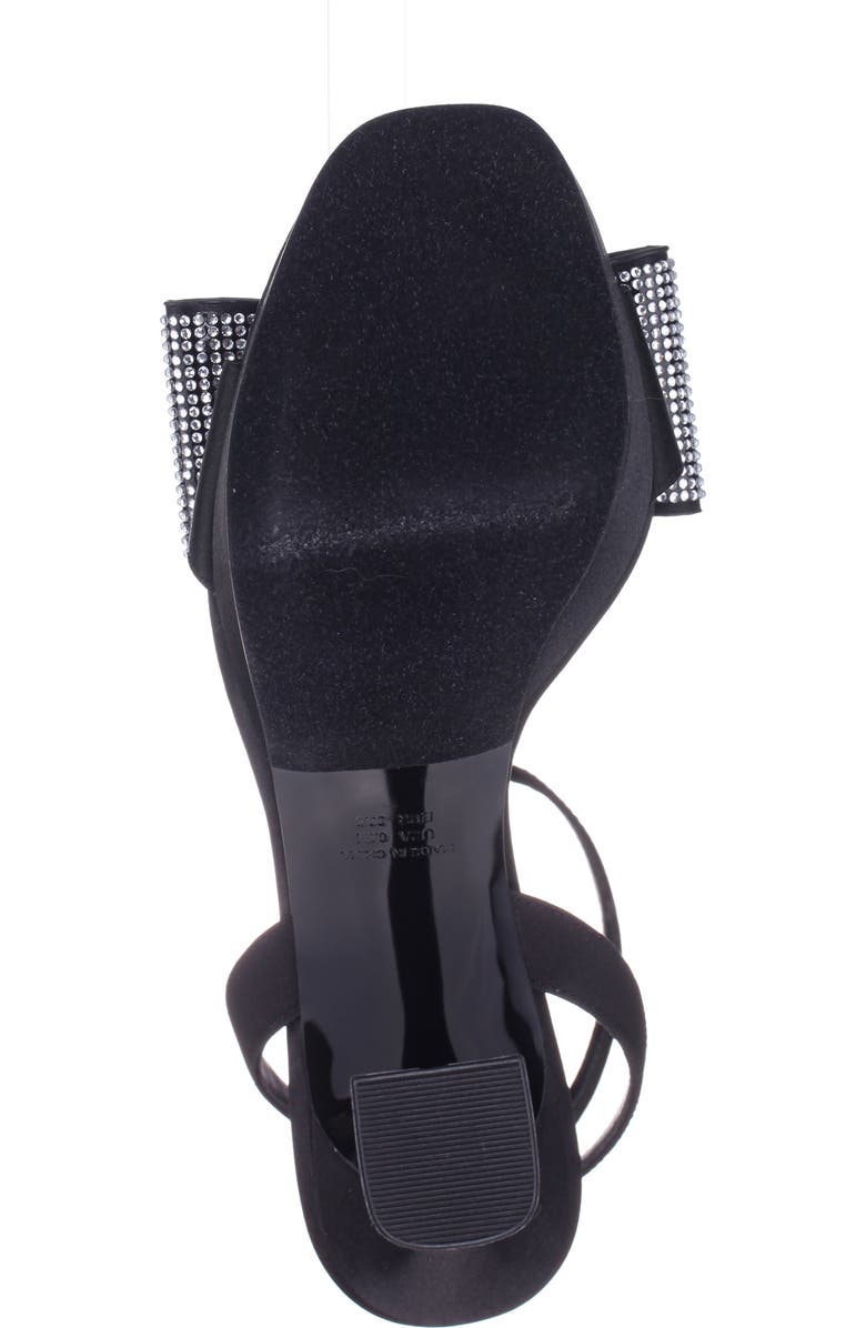 Nina Agusta Ankle Strap Platform Sandal, Alternate, color, Black