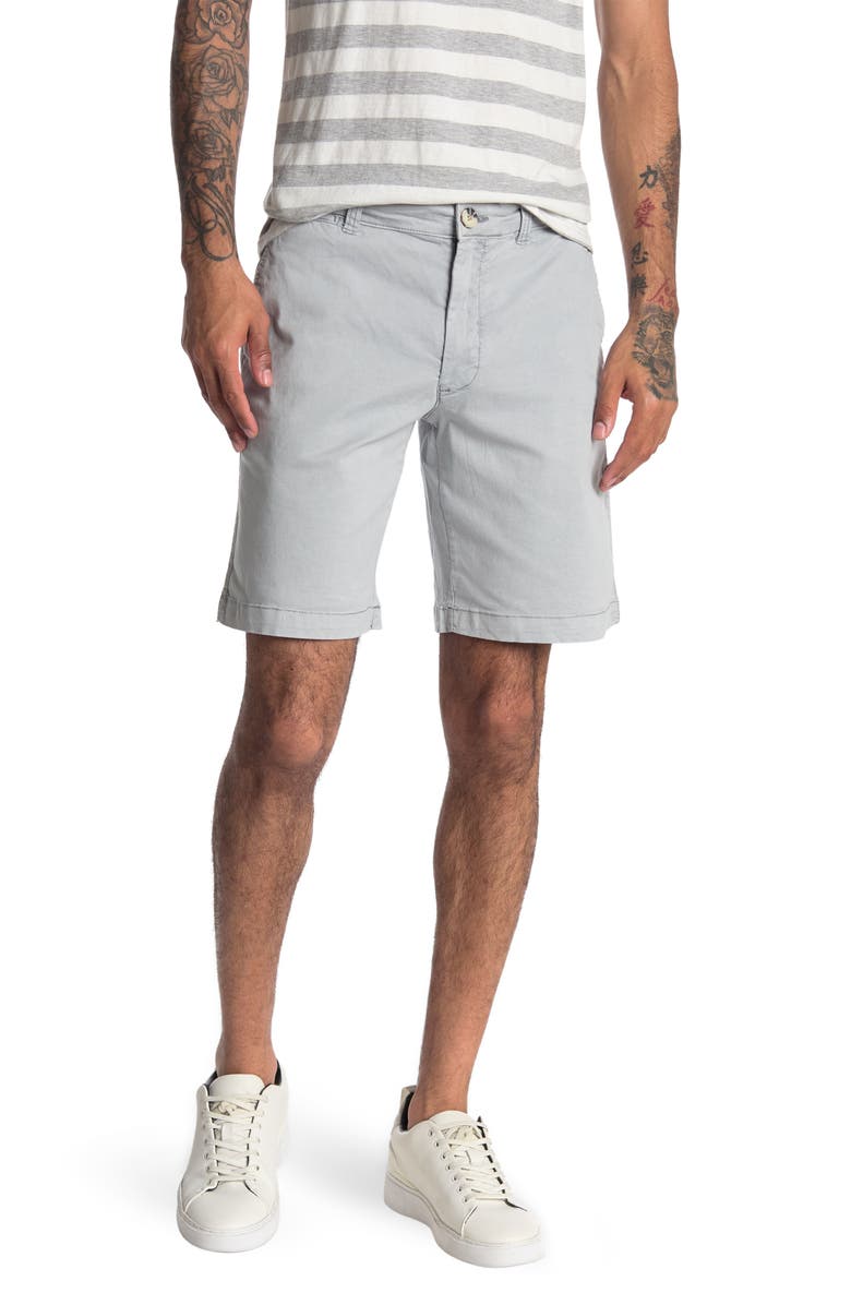 THREAD AND CLOTH Flat Front Shorts, Main, color, 