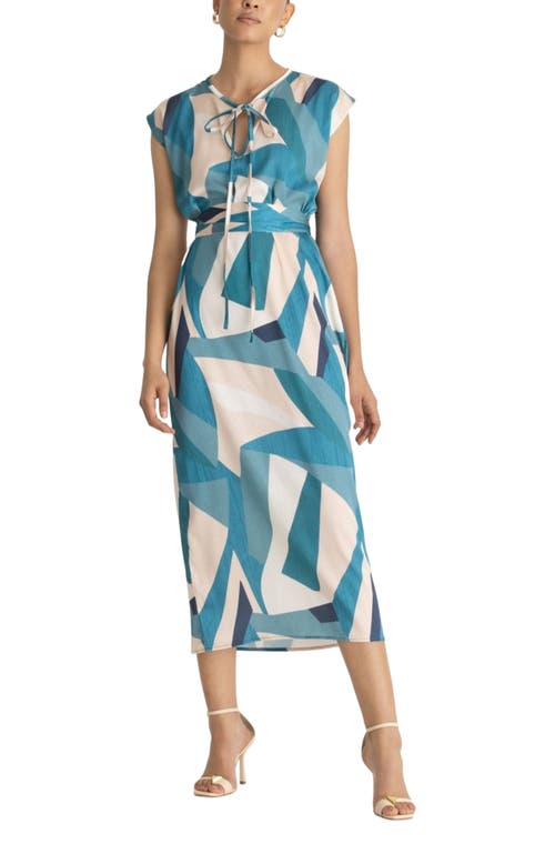 DIARRABLU Fany Dress in Aira Blu  product