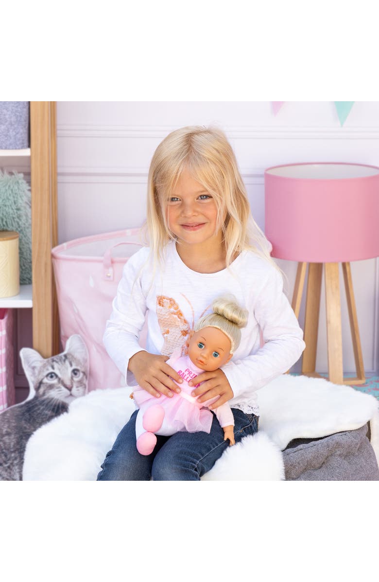 Bayer Design Bayer Prima Ballerina Doll - 13" Pink Tutu Dress - Plays 2 Classic Ballet Music Songs, Soft Body, Open/Closes Eyes, Blonde, Alternate, color, Multicolored