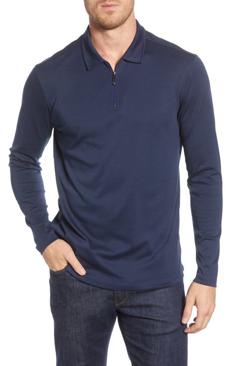 Georgia Long Sleeve Zip Polo