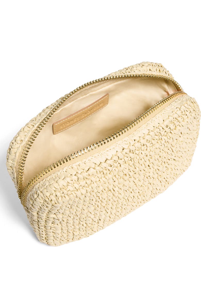 Stoney Clover Lane Small Raffia Pouch, Alternate, color,