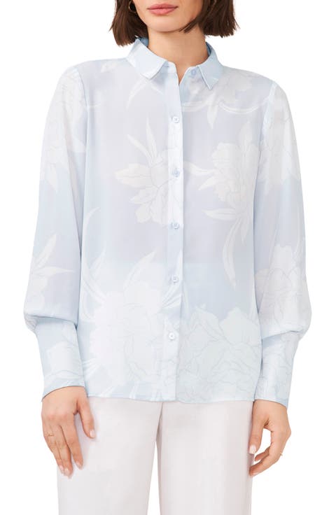 Solid Button-Up Shirt
