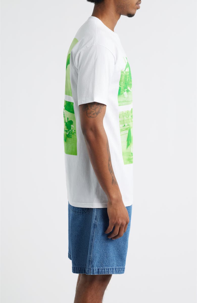 Obey Skateistan Photo Cotton Graphic T-Shirt, Alternate, color, White