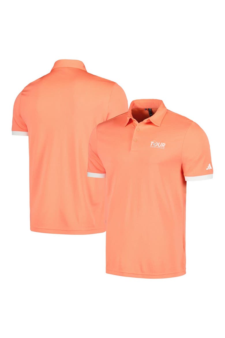 Men's adidas Coral TOUR Championship HEAT.RDY Polo, Main, color, Coral