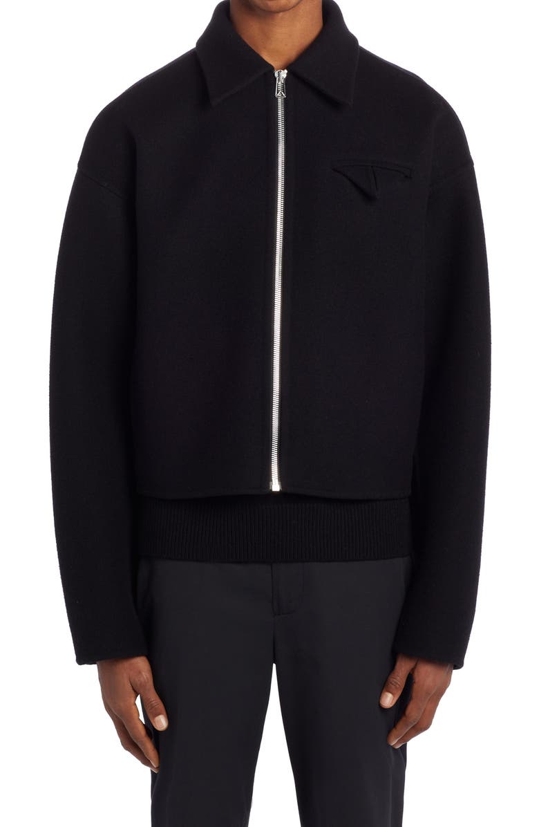 Bottega Veneta Double Face Wool & Cashmere Jacket, Main, color, 