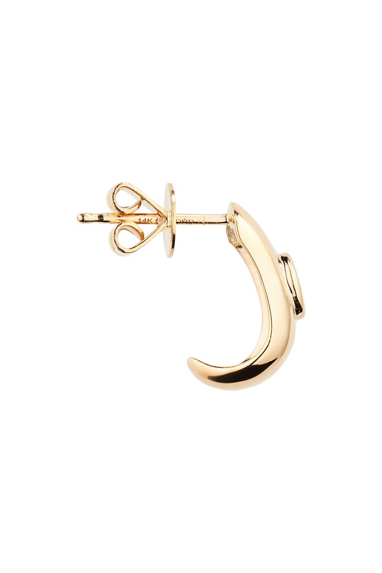 Alexa Jordyn Marquise Diamond Hoop Earrings, Alternate, color, YELLOW GOLD/ DIAMOND