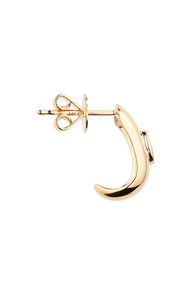 Dana Rebecca Designs Alexa Jordyn Marquise Diamond Hoop Earrings, Alternate, color, Yellow Gold/ Diamond