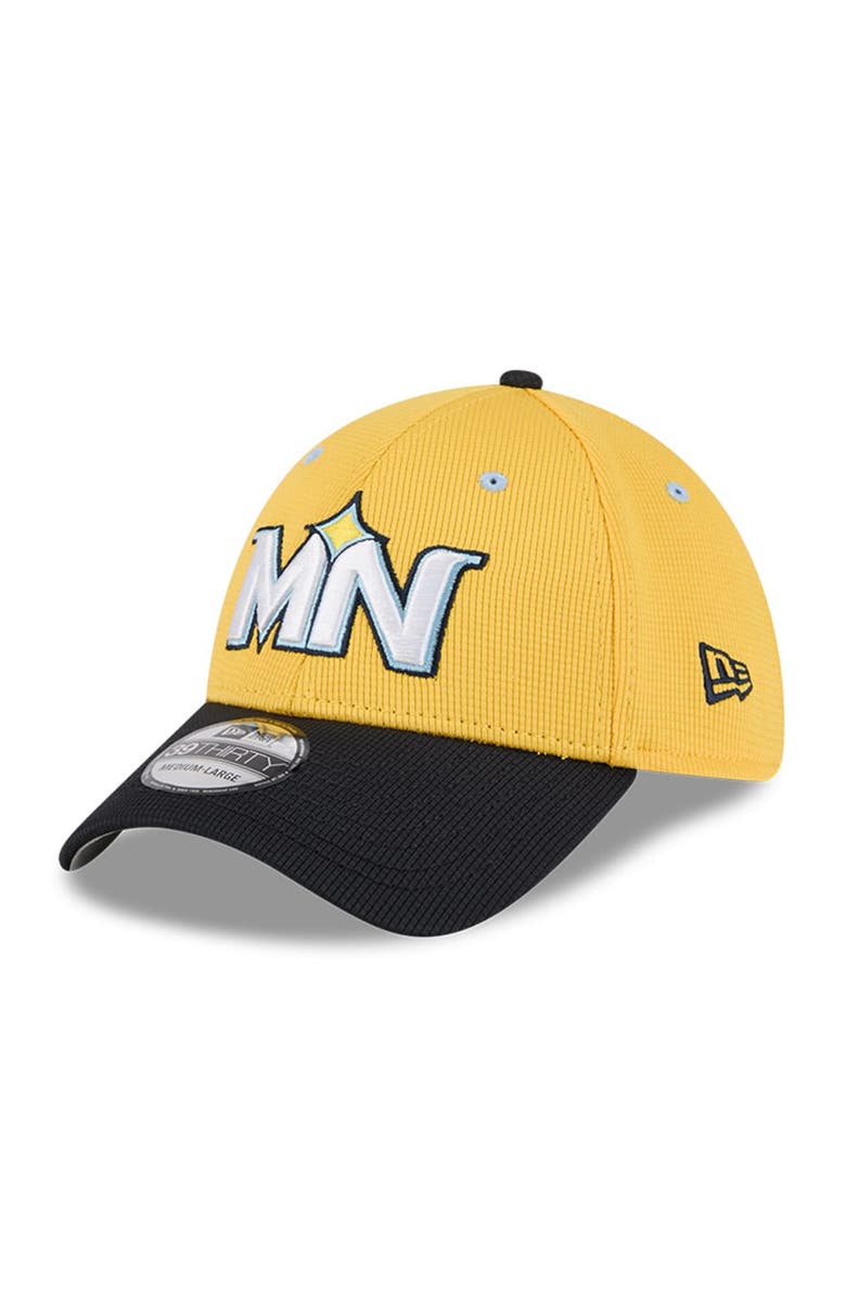 New Era Men's New Era Yellow/Black Minnesota Twins City Connect Batting Practice 39THIRTY Flex Hat, Main, color, Yellow