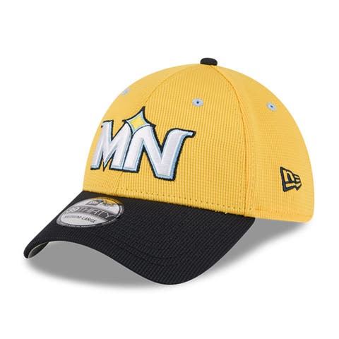 Men's New Era Yellow/Black Minnesota Twins City Connect Batting Practice 39THIRTY Flex Hat