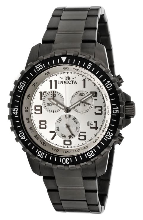 Specialty Chronograph Bracelet Watch, 45mm