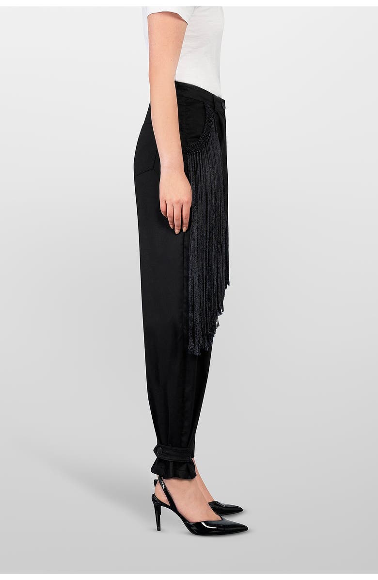 LAURA APARICIO Cotton Ballon Pants, Alternate, color, Black