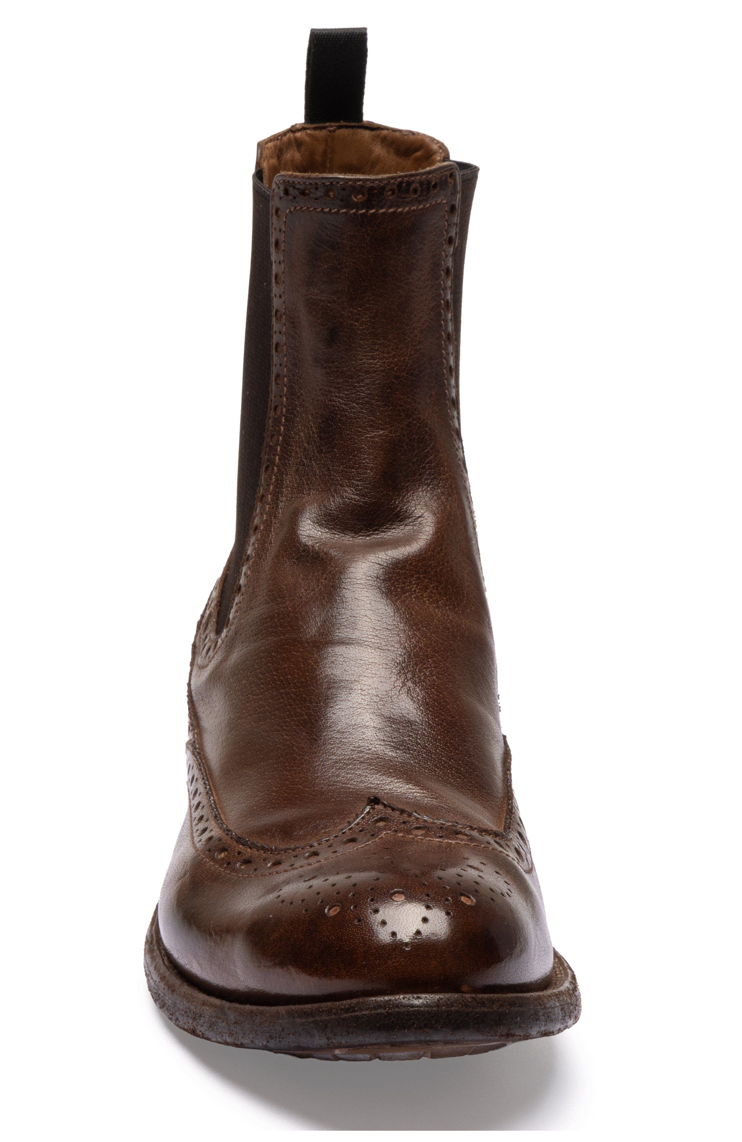 Officine Creative Lexikon 151 Leather Chelsea Boots, Alternate, color, Brown