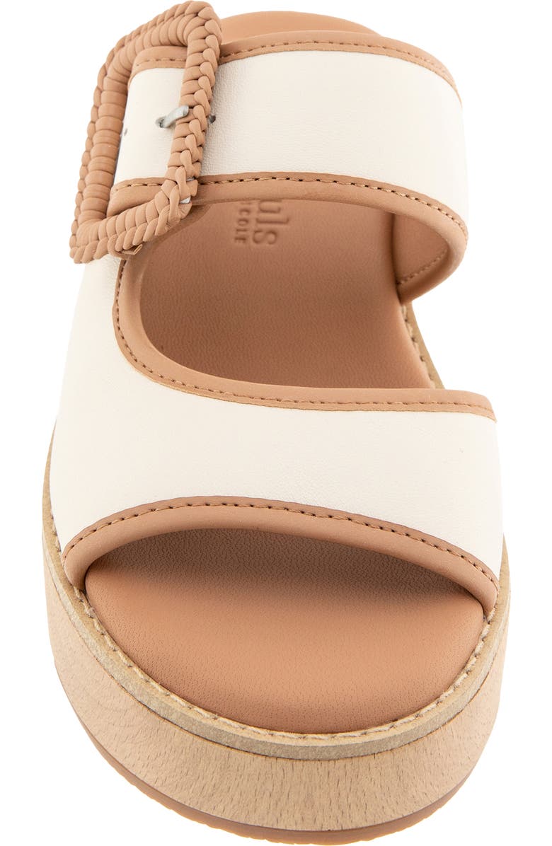 Gentle Souls Vadylin Platform Wedge Slide Sandal, Alternate, color, Stone Leather