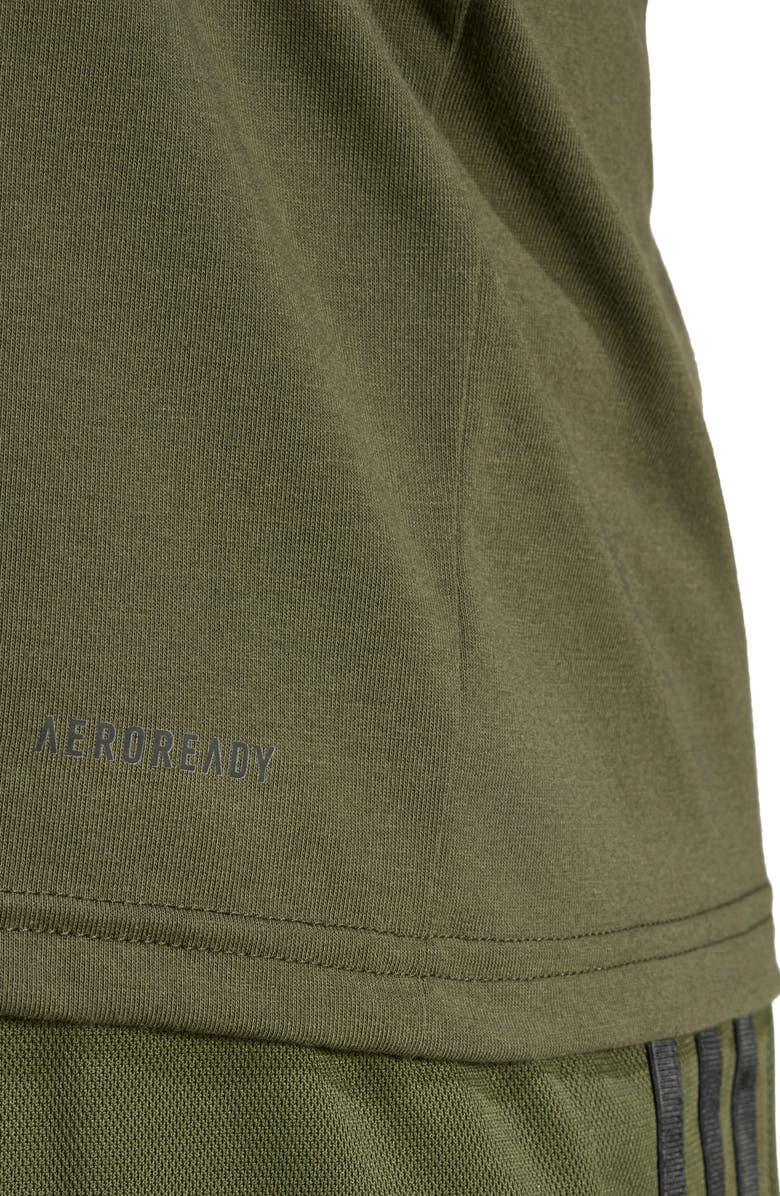 adidas Training Essentials Feel Ready Climacool T-Shirt, Alternate, color, Night Cargo/ Black