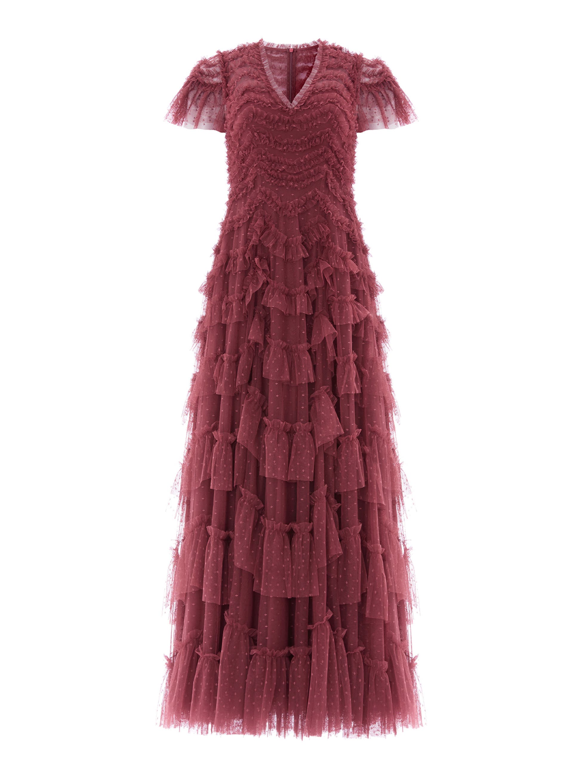 Aviana V-Neck Gown - image 2