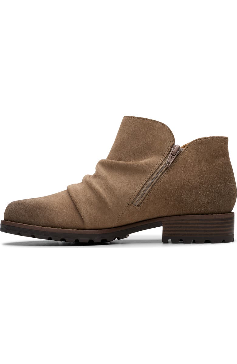 Clarks<sup>®</sup> Nissini Top Waterproof Leather Ankle Boot, Alternate, color, Dark Taupe