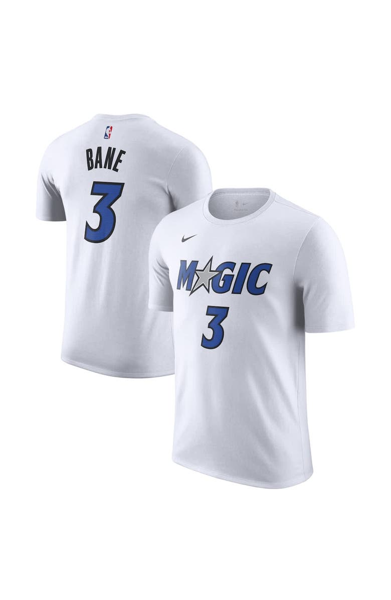 Nike Men's Nike Desmond Bane White Orlando Magic Association Edition Name & Number T-Shirt, Alternate, color, White