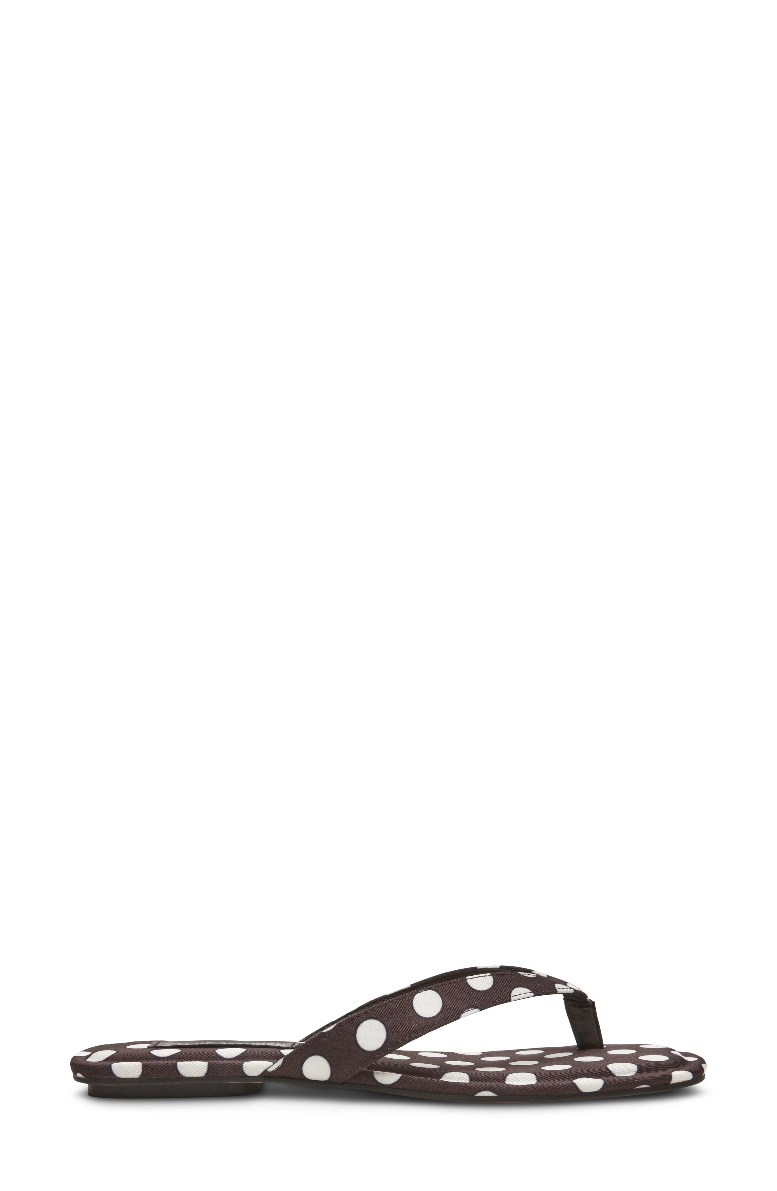 Steve Madden Trella Flip Flop, Alternate, color, Black/ White