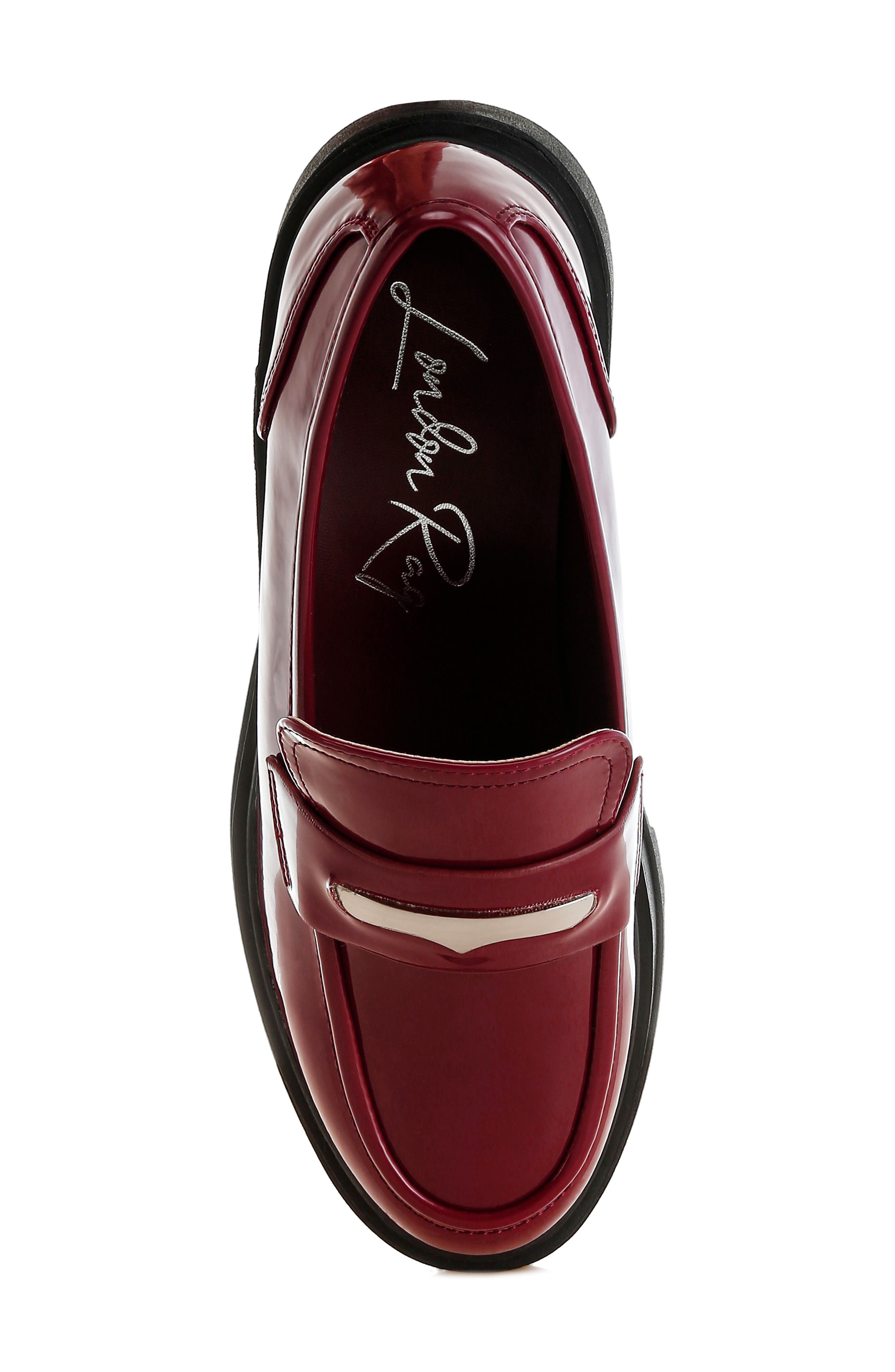 LONDON RAG Gleam Stride Loafer, Alternate, color, Burgundy