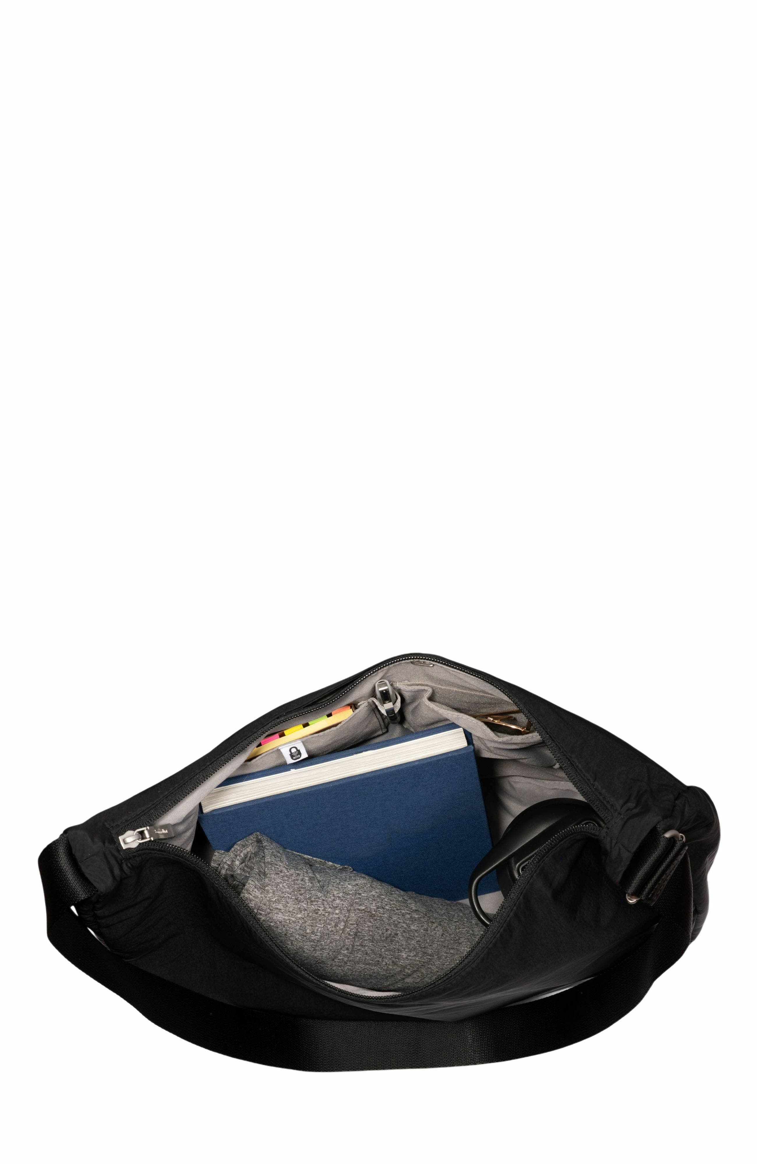 BAGGALLINI Swift Hobo Crossbody, Alternate, color, B-Lite Black