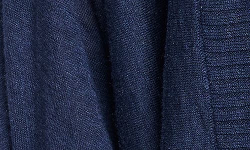 Nic + Zoe Nic+zoe Crush Open Front Cardigan In Dark Indigo