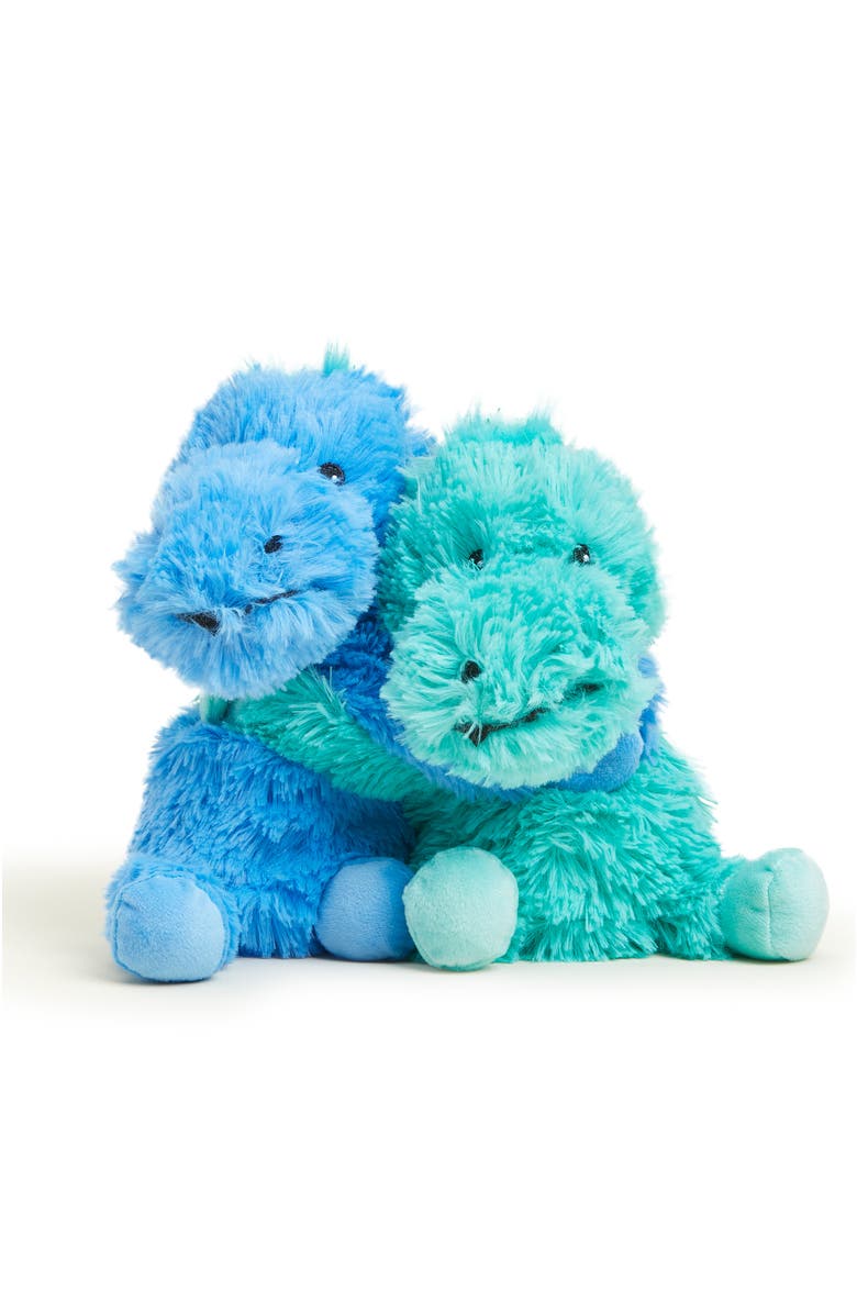 Warmies Dinosaur Hugs Plush Toy, Alternate, color, Blue-Green