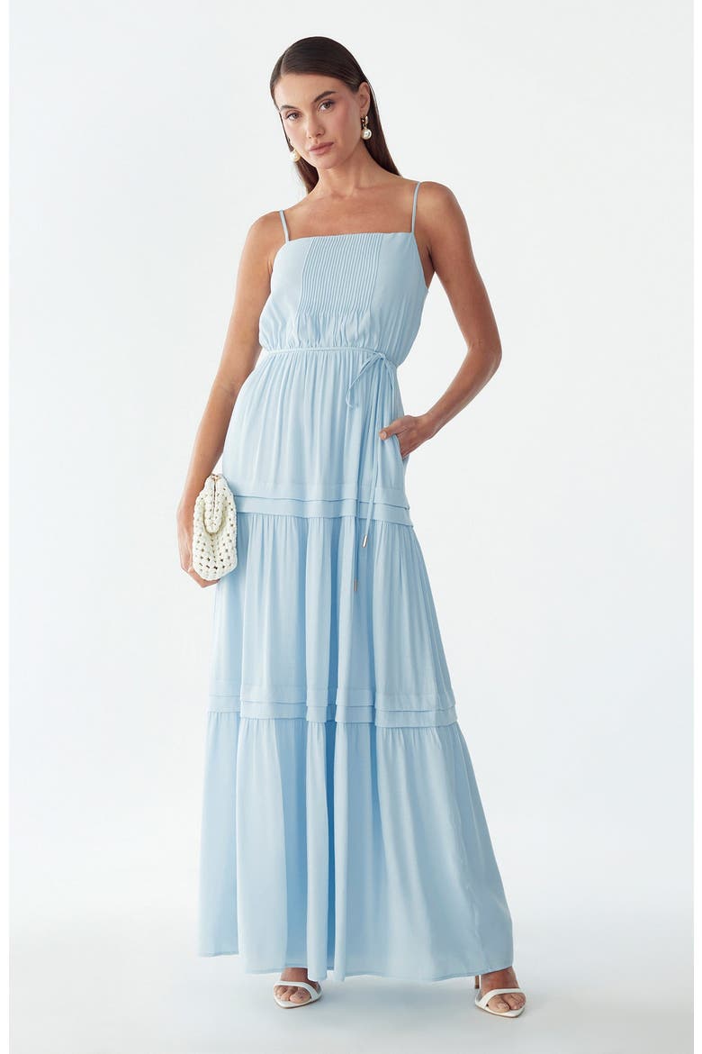 Roannah Maxi Dress, Alternate, color, Pale Blue