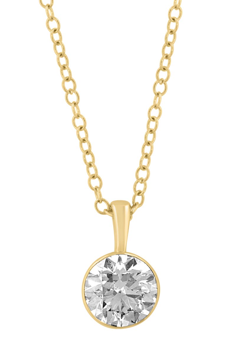 EFFY Lab-Grown Diamond Pendant Necklace, Alternate, color, Gold