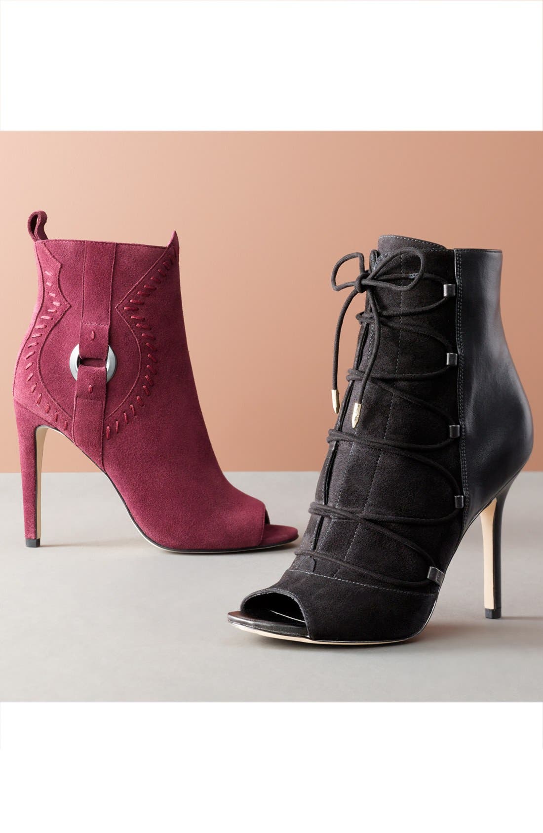 Sam Edelman 'Asher' Open Toe Bootie, Alternate, color, 