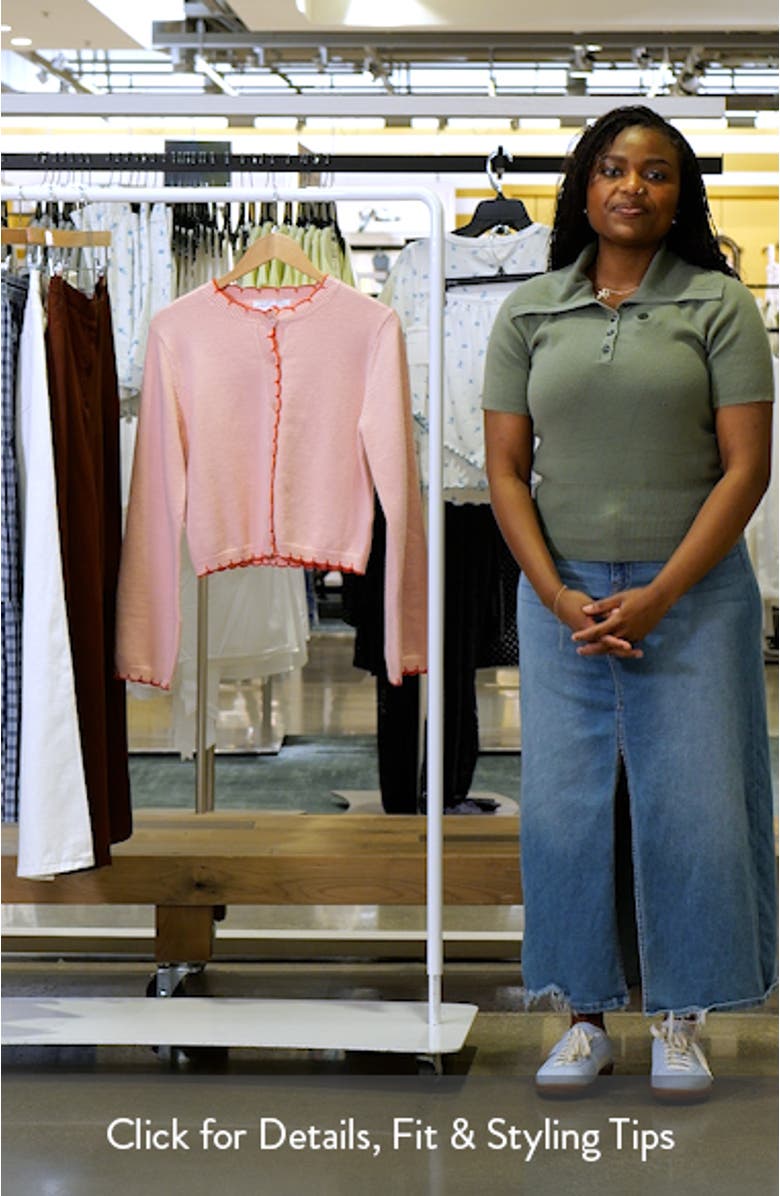 Payton Scallop Cardigan, sales video thumbnail