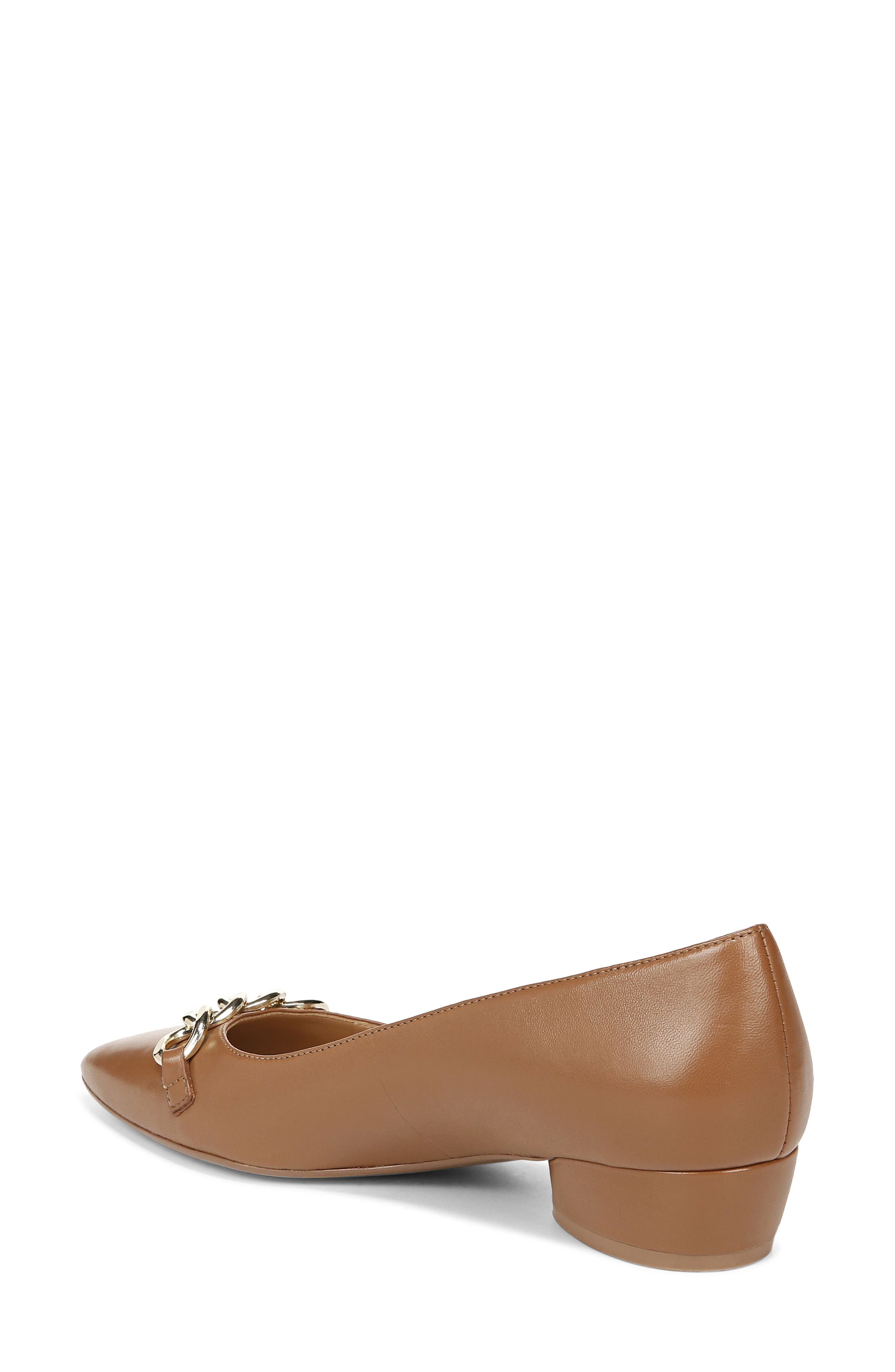 Naturalizer Becca Skimmer Pointed Toe Pump, Alternate, color, English Tea Brown Leather