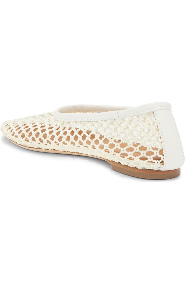 STAUD Alba Ballet Flat, Alternate, color, Paper Netting