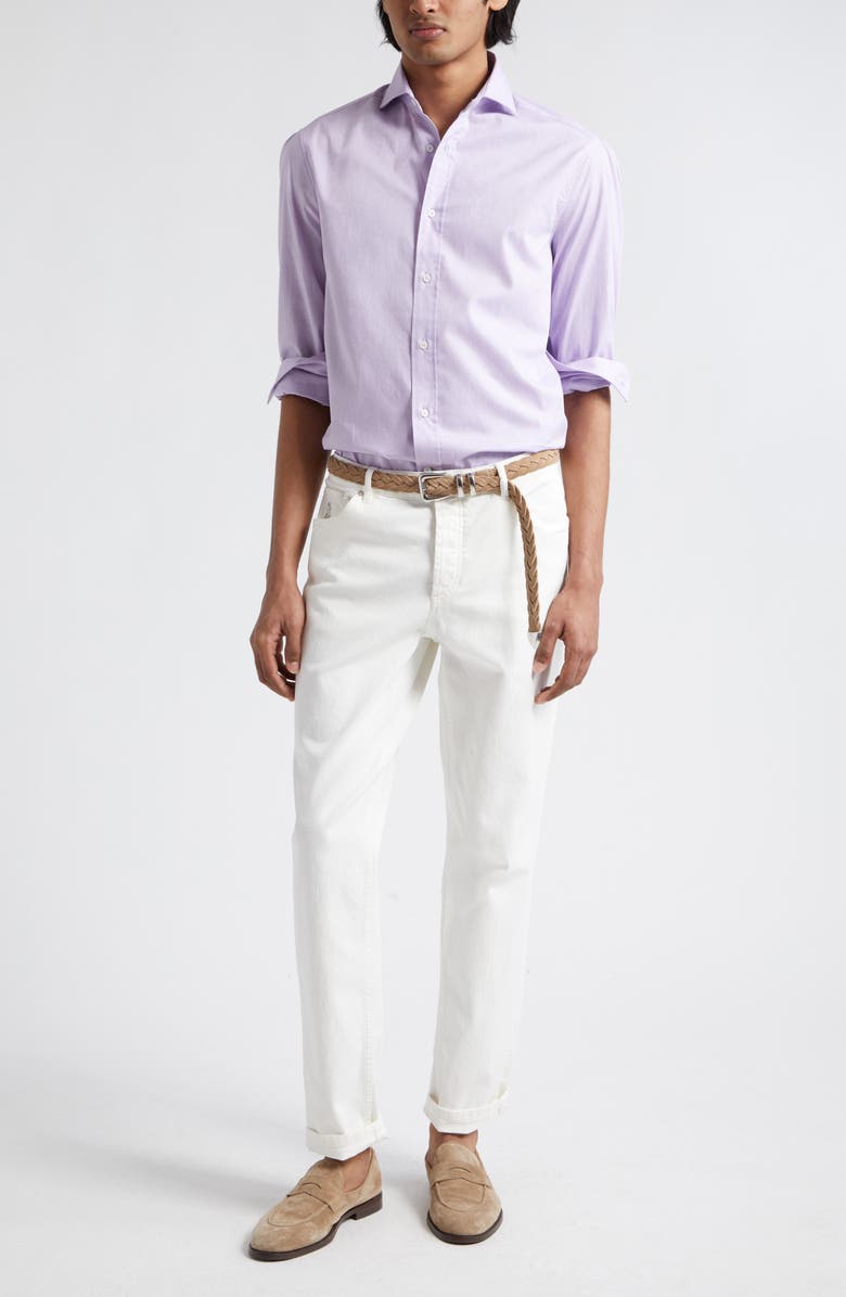 Brunello Cucinelli Straight Leg Jeans, Alternate, color, 