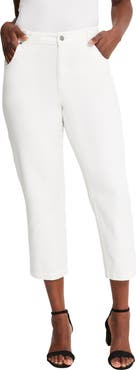 Jessica London Classic Cotton Denim Capri