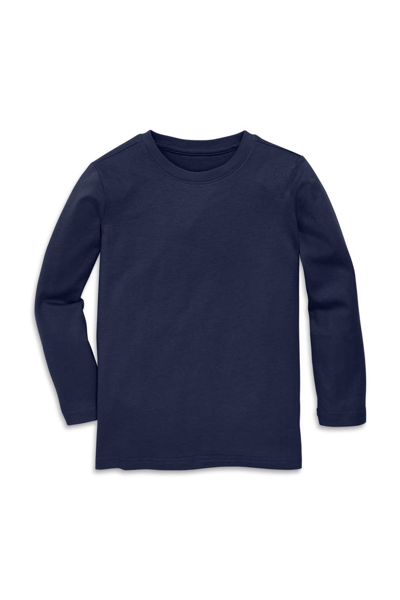 Kids Long Sleeve Classic Tee, Main, color, Navy