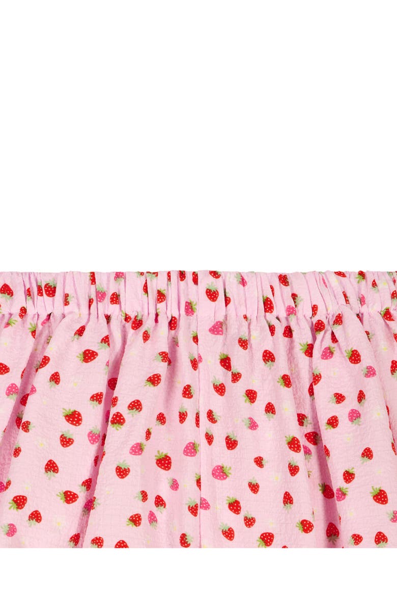 Juicy Couture Kids' Strawberry Embossed T-Shirt & Skirt, Alternate, color, Pink