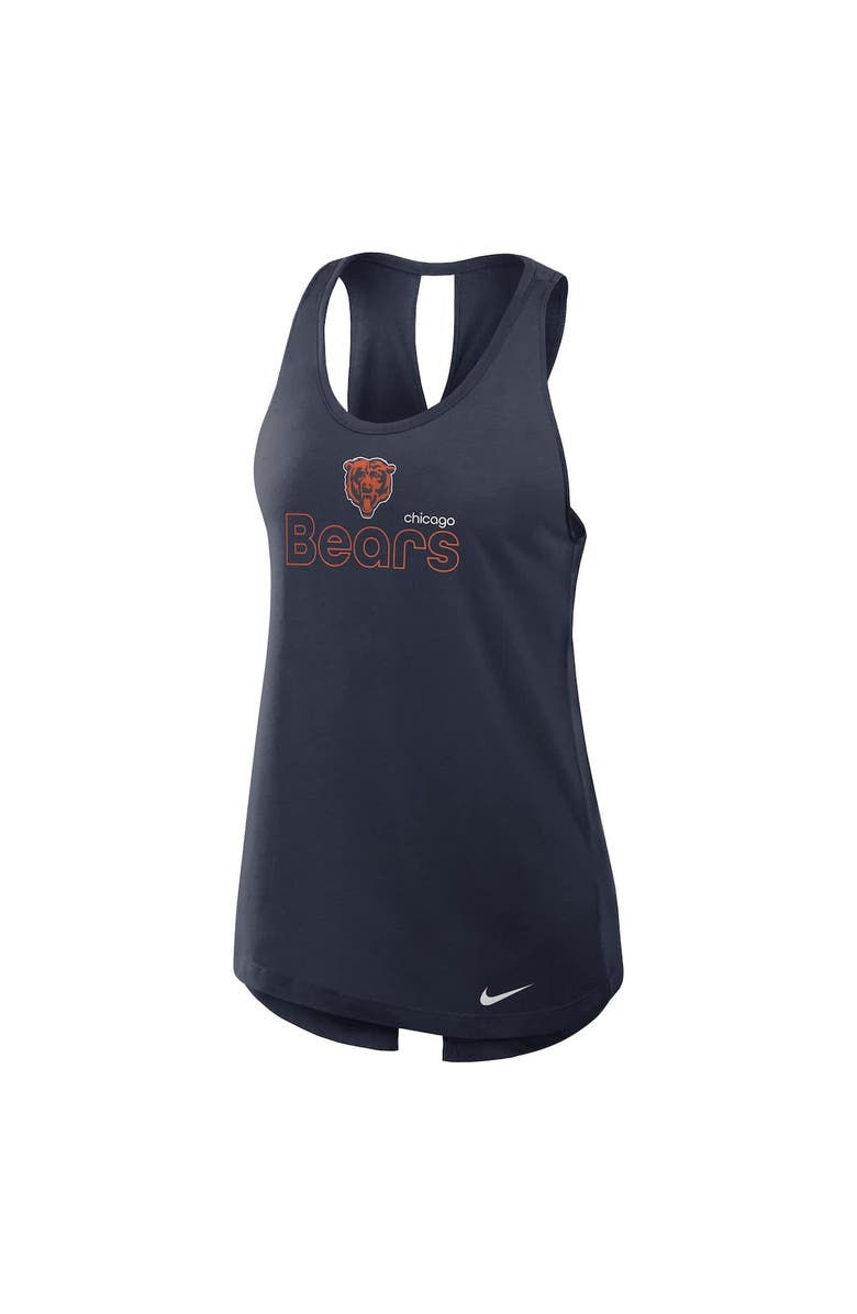 Nike Women's Nike Navy Chicago Bears Crossback Performance Tank Top, Alternate, color, Navy