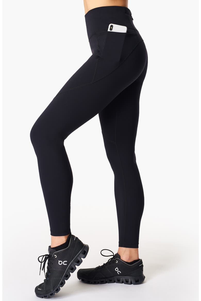 Power Workout Pocket Leggings, Alternate, color, BLACK