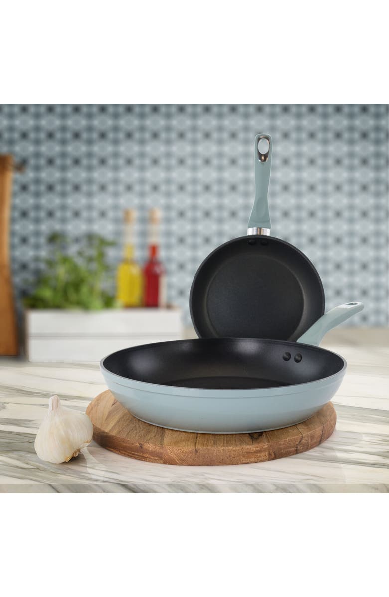 OSTER Lynhurst 2 Piece Aluminum Nonstick Frying Pan Set, Alternate, color, Blue