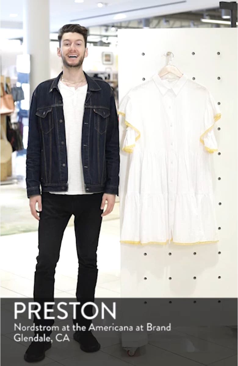 Shirred Shirt Dress, sales video thumbnail