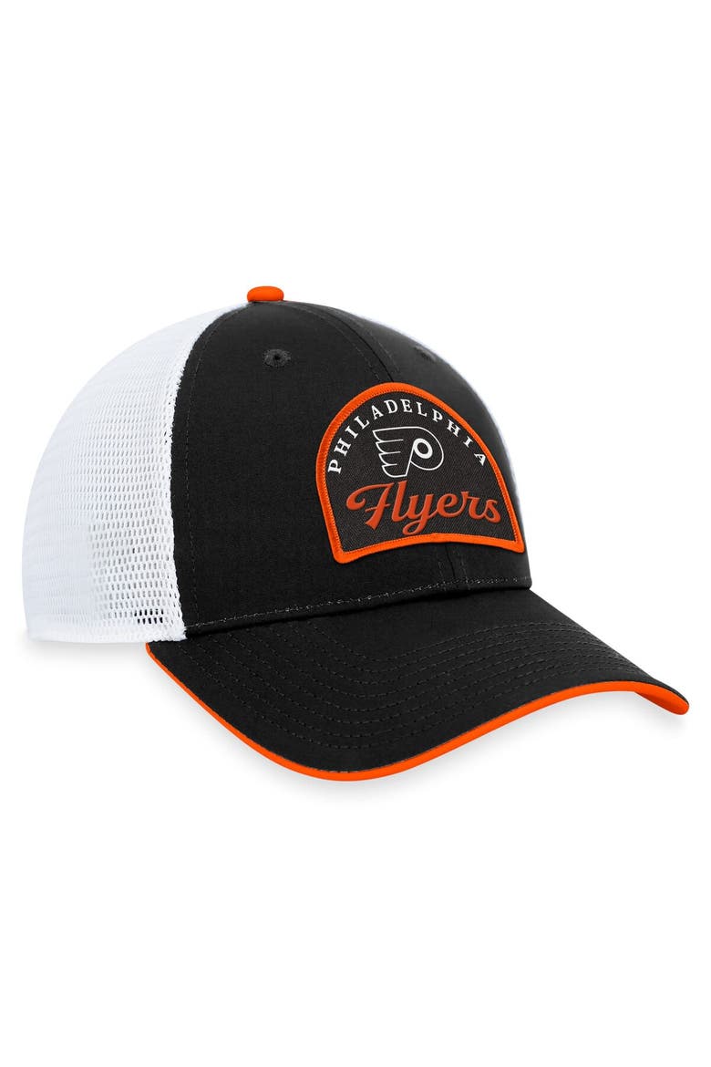 Men's Fanatics Branded Black/White Philadelphia Flyers Fundamental Adjustable Hat, Alternate, color, Black
