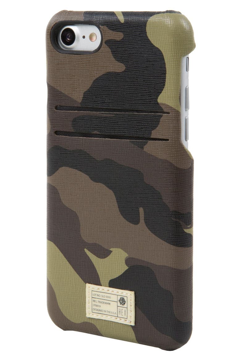 Solo iPhone 7/8 Case, Alternate, color, CAMO LEATHER
