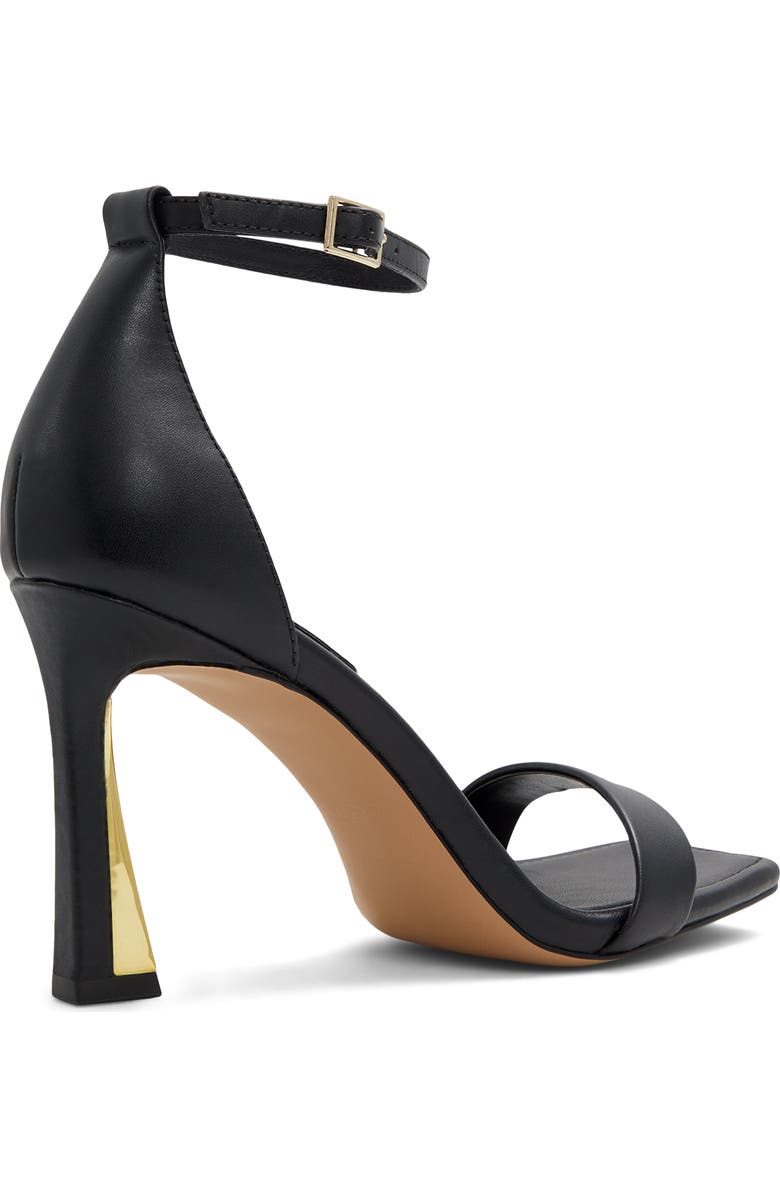 ALDO Rosali Square Toe Sandal, Alternate, color, Black