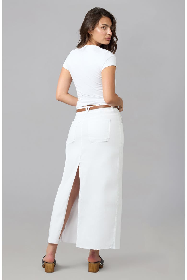 Madlyn High Rise Maxi Skirt, Alternate, color, White
