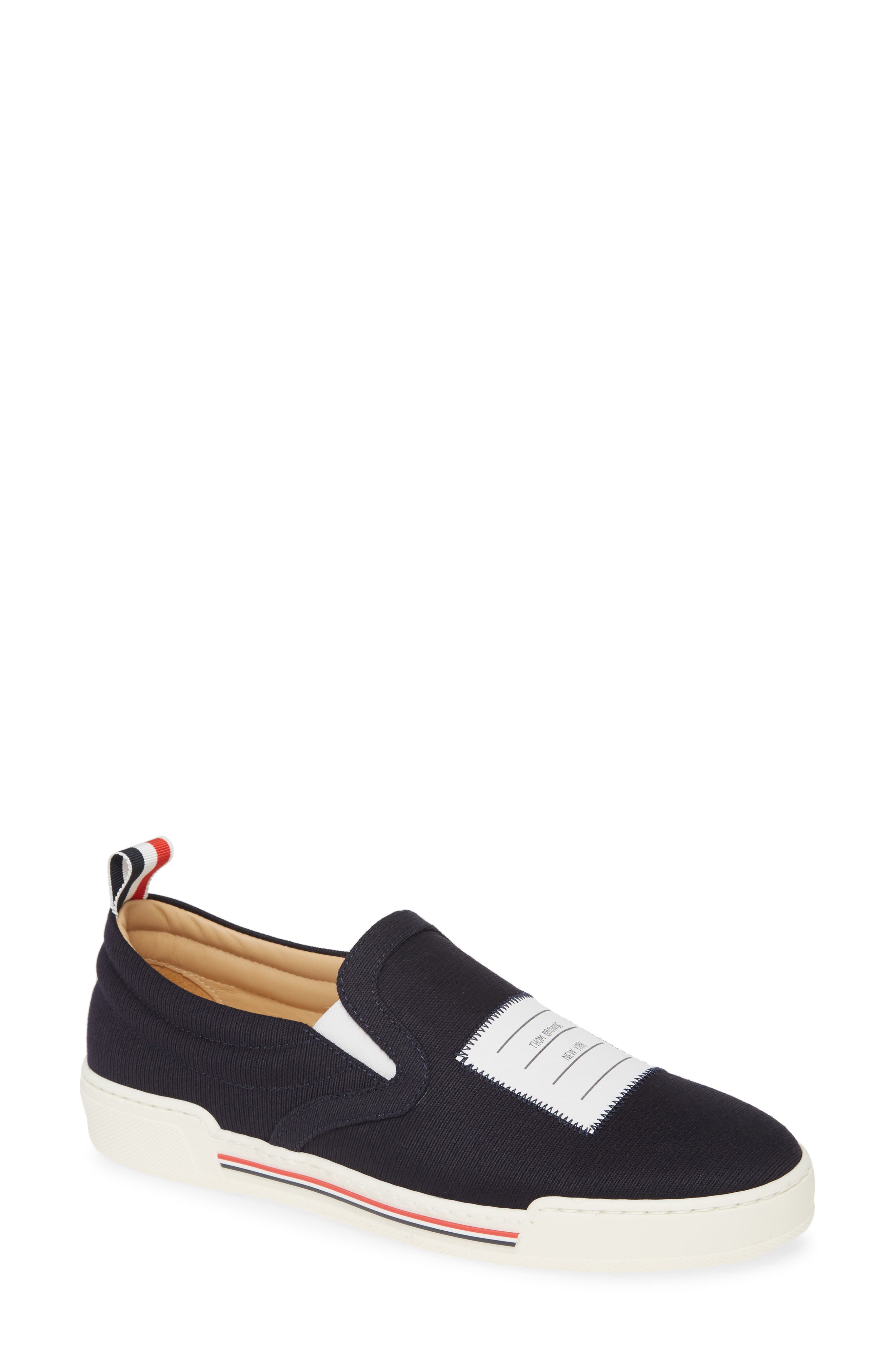 Thom Browne 4-Bar Slip-On Sneaker, Main, color, 
