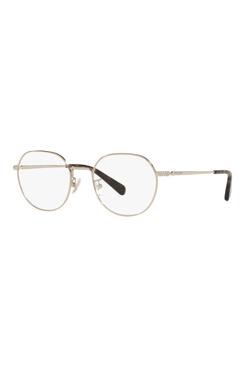 52mm Round Optical Glasses, Alternate, color, GOLD