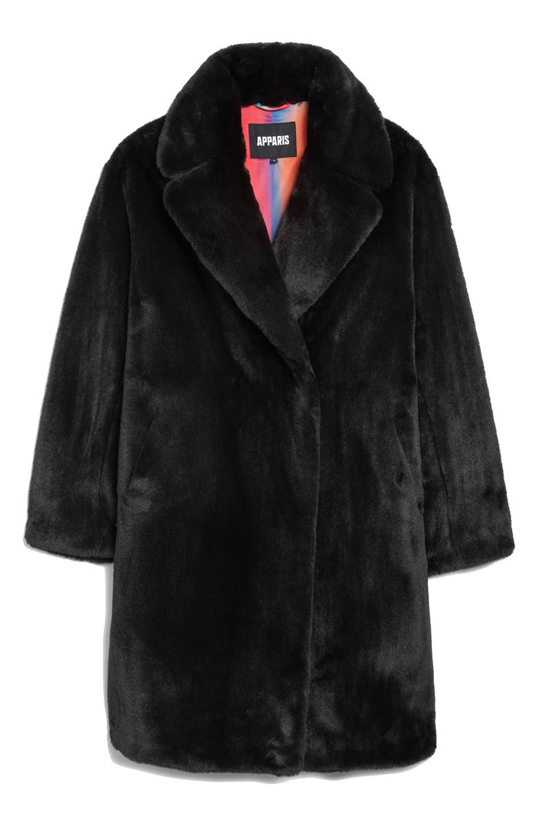 Apparis Stella Pluche<sup>™</sup> Faux Fur Coat, Alternate, color, 
